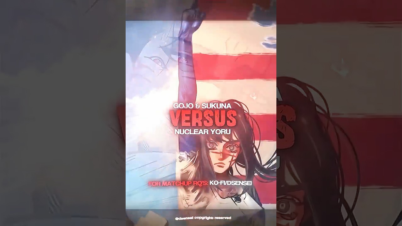 GOJO & SUKUNA VS YORU (WAR DEVIL) || JJK VS CSM || 4K 120FPS