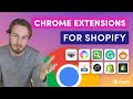 9 Chrome Extensions for Shopify Store Owners & Developers