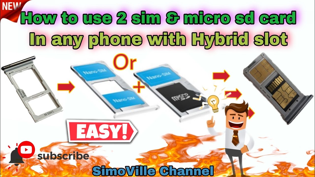 How to safely use dual 2 sim and memory micro sd card in a hybrid slot ...
