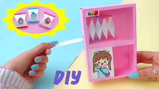 Diy Cute Paper Chocolate Dispenser Machine Diy Paper Chocolate Paper Craft