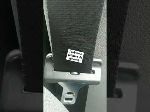 Comment débloquer une #ceinture de sécurité ? #safetybelt #ceinturedesecurite