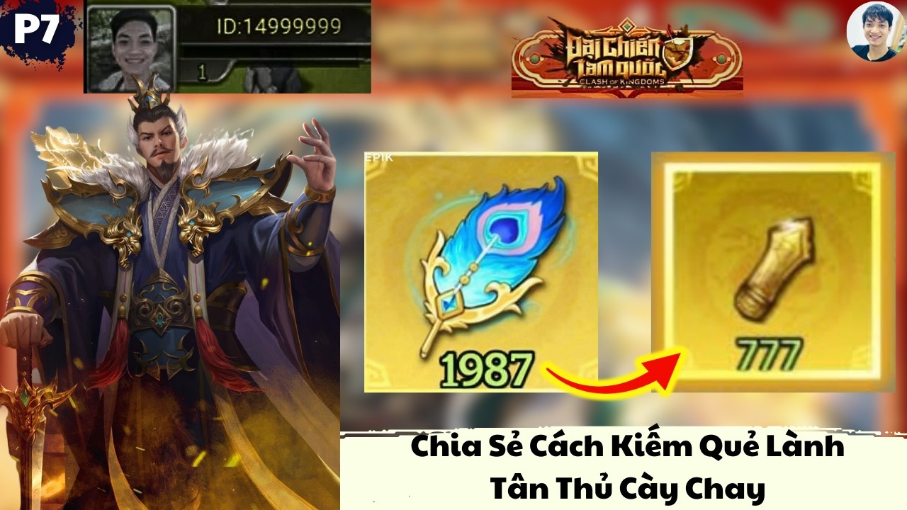 Phần 7 | Hành Trình Ép Cấp - Tân Thủ Cách Kiếm Quẻ Lành || Đại Chiến Tam Quốc