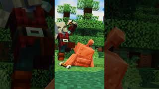 Saving allays from Pillagers - minecraft animation #shorts