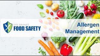 Cfs Brands Food Safety Video - Allergen Management