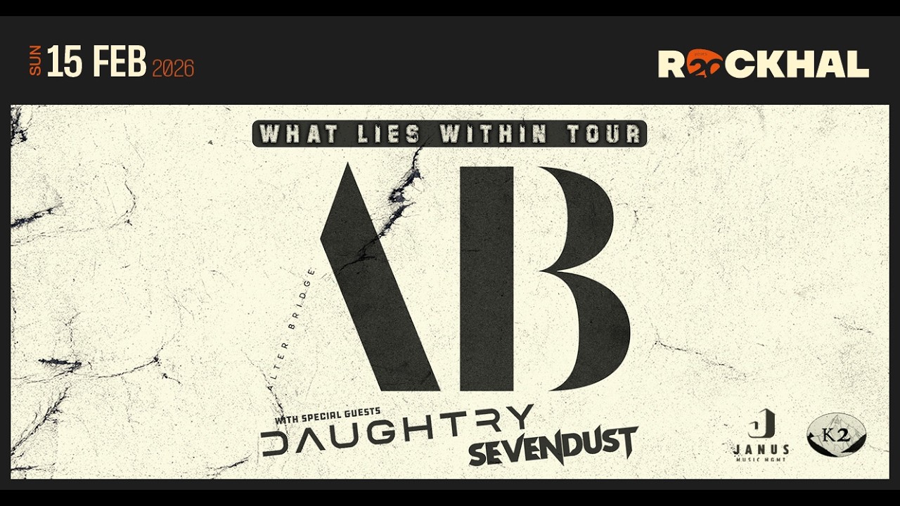 Alter Bridge Rockhal Sun 15 Feb 2026  Luxembourg