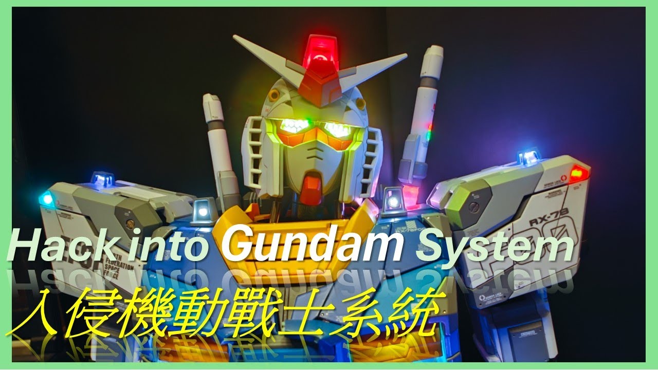 Hack into Gundam System (1/48 Gundam RX-78F00 Bust Model)
