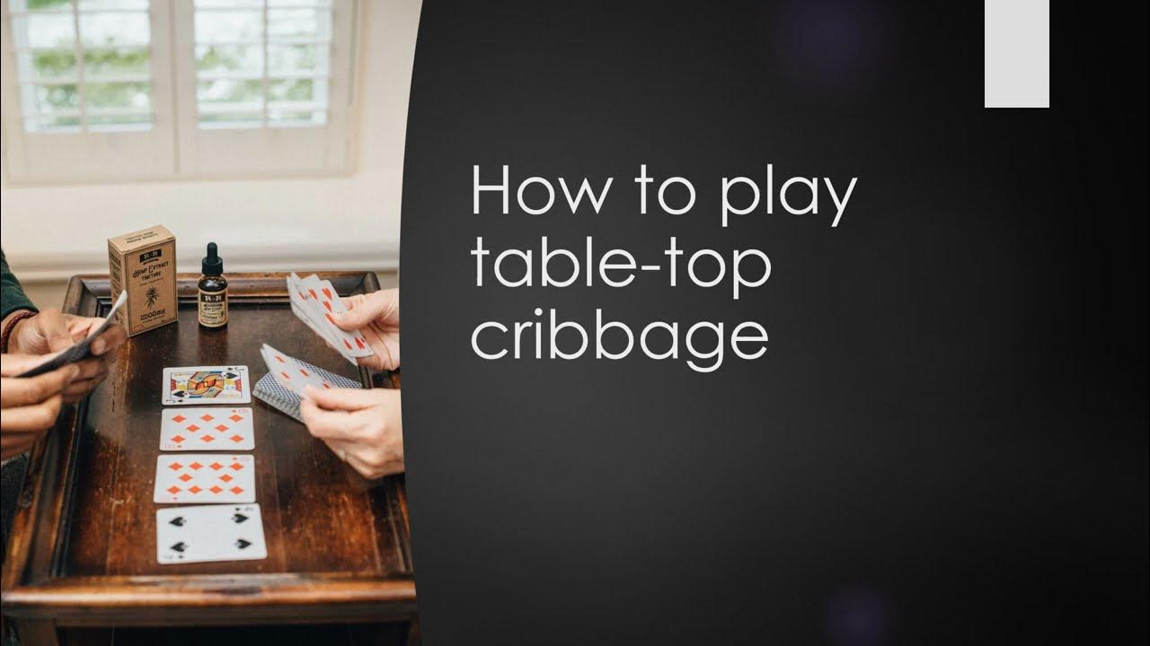 How to play tabletop cribbage. YouTube