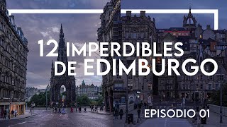 EDIMBURGO 4K, atracciones turísticas en la ciudad vieja | Escocia parte 01