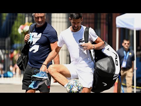 Novak Djokovic Practice Session | 2021 US Open