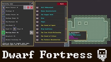Dwarf Fortress - Steam News - Activity Zone UI, Temples, Hospitals etc.