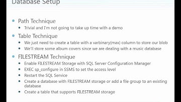SQL Server and BLOBs Sneak Peek by Mark Dunn