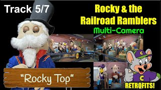 Rocky Top Rocky and the Railroad Ramblers Man and Dog Show Animatronics Song MULTI CAMERA VIEW