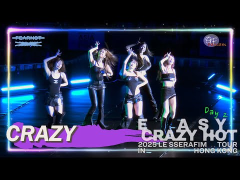 4K] CRAZY - 르세라핌 LE SSERAFIM Tour 'EASY CRAZY HOT' | HK