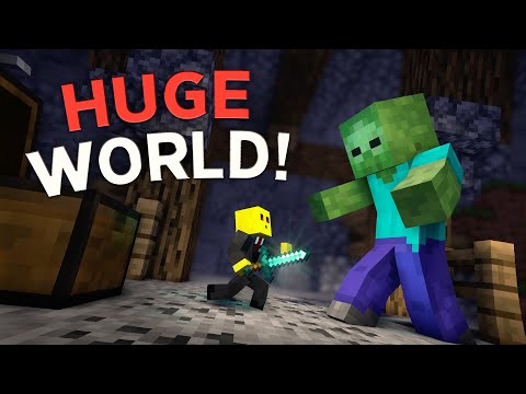 Minecraft, but everything is huge! 😱