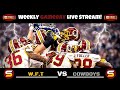 🏈 Washington Football Team vs Cowboys! Week 7 Live Analysis Stream! Pull Up! Talk Trash! 🏈