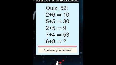 Math Brain Teasers: IQ Test & Challenge #mathquiz #mathpuzzle