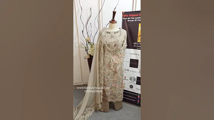 #originalbrands #fashiondesigner #shortvideo  #islamabad #weddingdress #stitchingservices #mariab