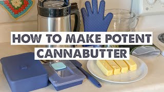 How to make POTENT and EASY CANNABUTTER Recipe Wealth
