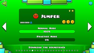 [4K 60fps] Geometry Dash - Jumper 100% (3 coins)