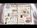 Journal with me at a caf   midori md grid a5  aesthetic 