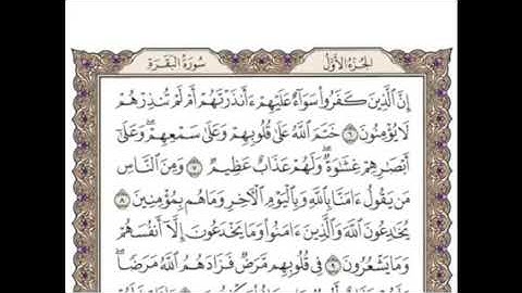 تكرار الوجة الثاني من سورة البقرة كل آية ٣مرات للشيخ وديع اليمني