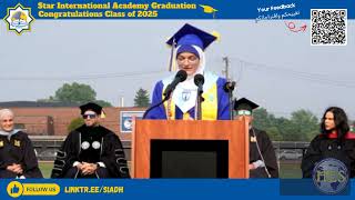 Star International Academy Graduation Class of 2025 Valedictorian Speech