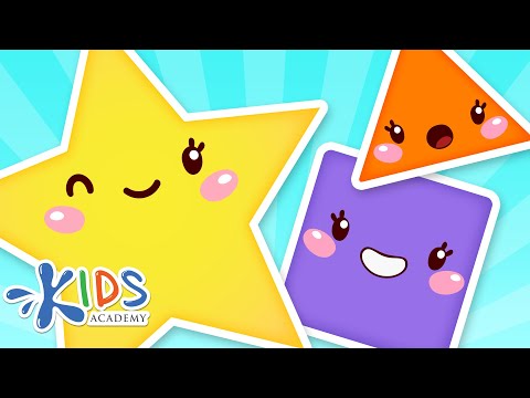 Shapes for Kids: Sides and Vertices | Math for 1st & 2nd Grade | Kids Academy Instructional Video