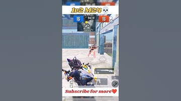 1v2💀🥵|m24 challenge|#tdm@BattlegroundsMobile_IN  #pubgmobile #bgmi #pubg #m24 #shortsfeed #shorts