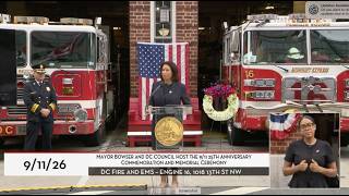 Download lagu Mayor Bowser & DC Council Host '9/11 25th Anniversary Commemoration and Memorial Ceremony' - 9/11/26