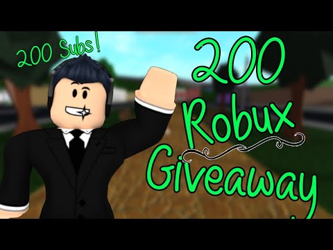 200 Robux Giveaway Quizotix Youtube - 200 robux giveaway 2019