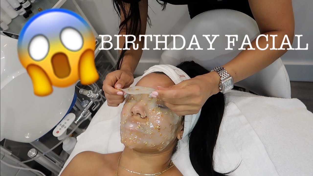 I GOT A $400 FACIAL FOR MY BIRTHDAY ❤️