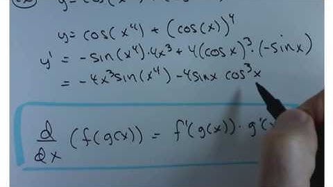 Mat 1730 Section 3.4 The chain rule