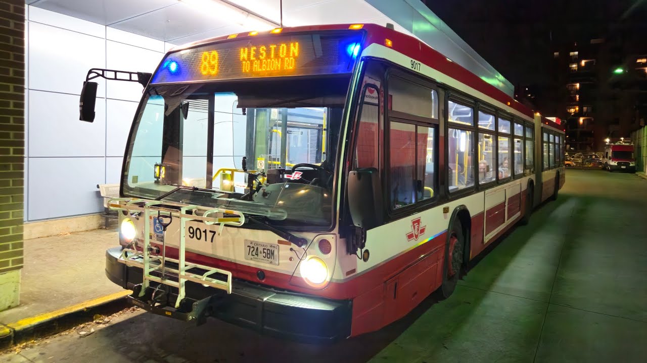 (Ride Onboard) 2013 Novabus LFS Artic #9017 on route 89 Weston