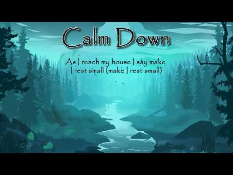 Rema, Selena Gomez - Calm Down (Lyrics Video)
