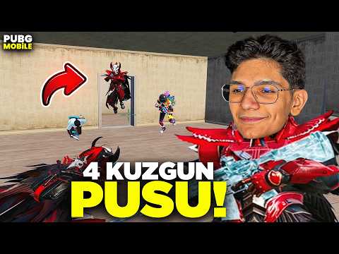 EKİPLE 4 KUZGUN İLE PUSU YAPTIK! KÜFÜR YEDİK😂 - PUBG MOBİLE thumbnail