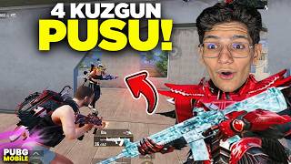 EKİPLE 4 KUZGUN İLE PUSU YAPTIK! KÜFÜR YEDİK😂 - PUBG MOBİLE