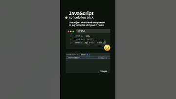 Javascript console.log Tips ..#javascripttutorial #javascript #shorts
