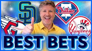 MLB Picks Today! Padres vs Phillies | Guardians vs Yankees | Wednesday MLB BEST Bets
