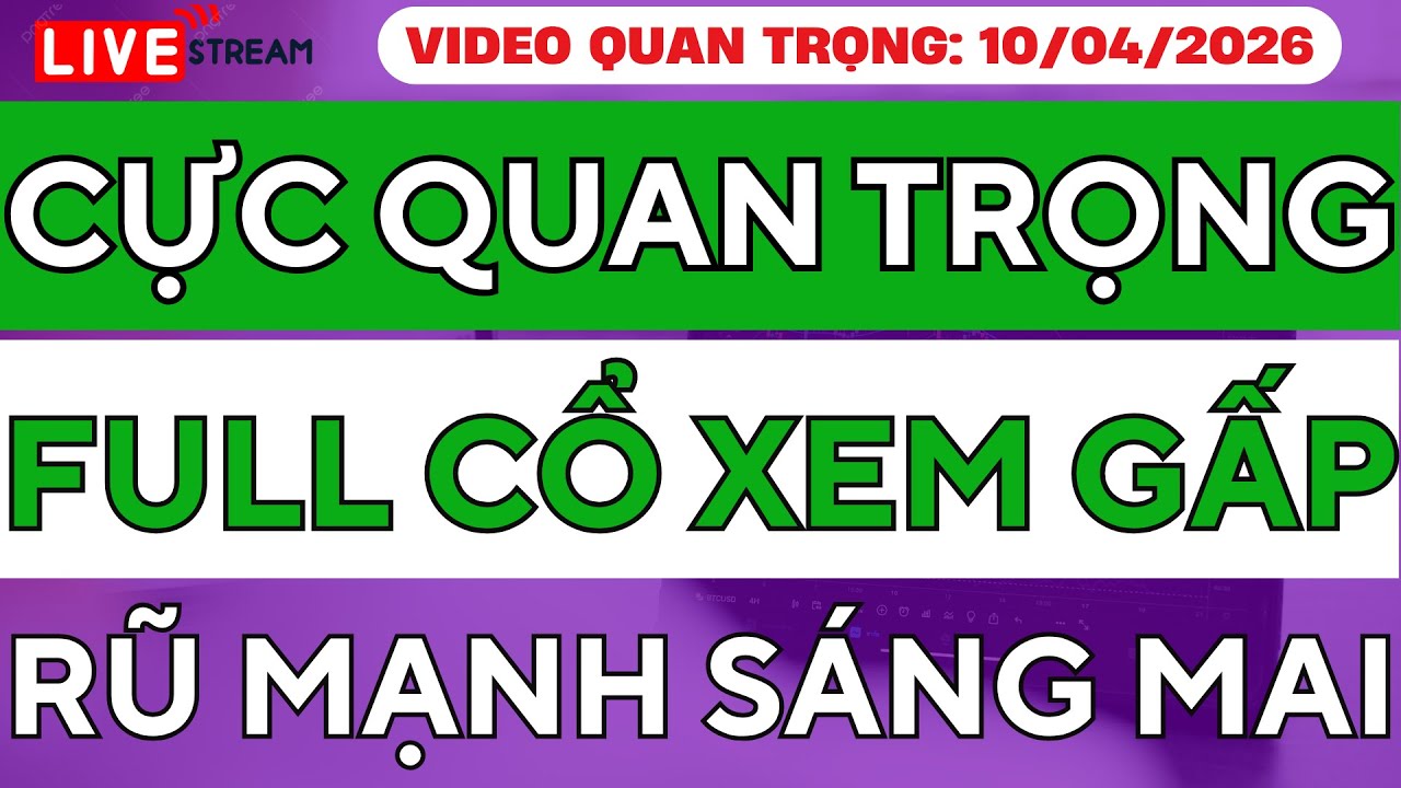 CẢNH BÁO: NHÀ ĐẦU TƯ FULL CỔ XEM GẤP - CÚ RŨ MẠNH SÁNG MAI VÀ HÀNH ĐỘNG QUAN TRỌNG ?