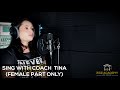 Shallow (Female Part Only) A Star Is Born | Sing with Coach Tina