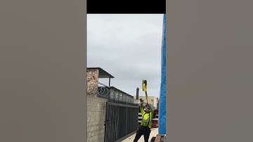 Trucking How to Throw Straps over a tall load￼