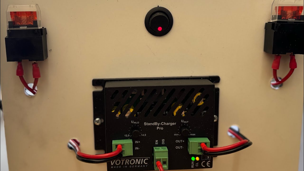 Nie mehr Starterbatterie leer im Wohnmobil. Votronic StandBy- Charger Pro.