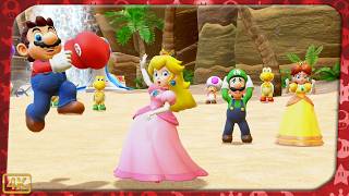 Super Mario Party Jamboree ⁴ᴷ All 2 vs 2 Minigames (Mario, Peach, Luigi, Daisy)