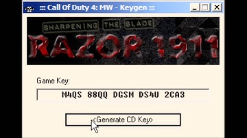Call Of Duty 4 Modern Warfare Multiplayer Keys Over 1000 Key