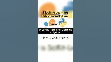 Machine Learning Libraries in Python #ytshorts #youtubeshorts