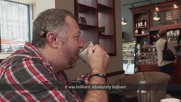 With the light Baha 5 Sound Processor, Jon can wear his magnetic hearing device all day