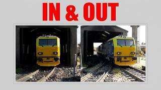 Entering and leaving the engine sheds a Windhoff Multi-Purpose Vehicle (MPV)