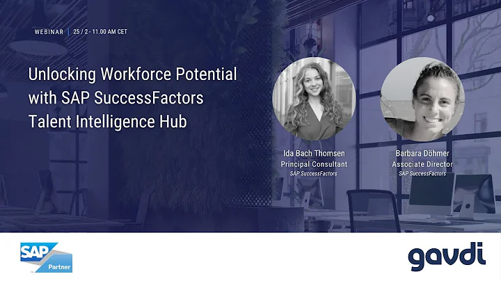 Webinar: Unlocking Workforce Potential with SAP SuccessFactors Talent Intelligence Hub
