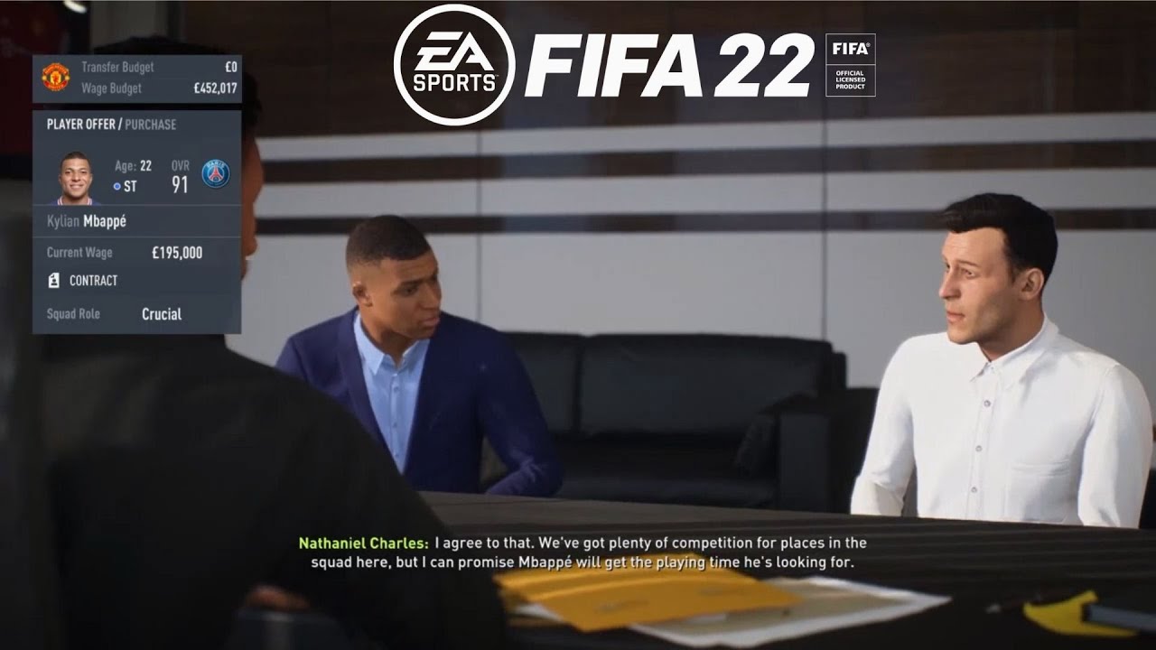 WHAT DOES A FIFA 22 TRANSFER NEGOTIATION LOOK LIKE ? PS4 HD YouTube