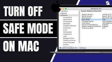 How to Turn Off Safe Mode (Safe Boot) on Mac